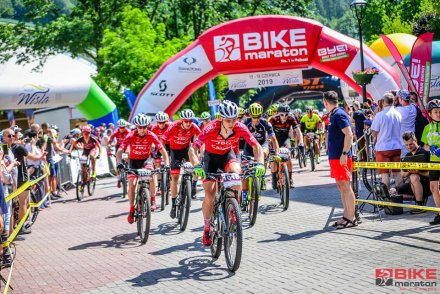 Start Bike Maratonu w Wiśle