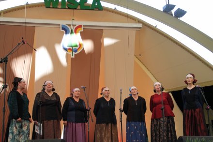 Grupa śpiewacza Tkocze z Wisły
