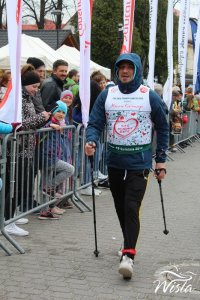 Mariusz Kałamaga na trasie biegu