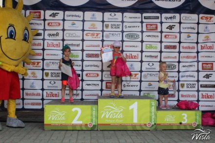 Dekoracja zwycięzców Sonko Bike Maraton