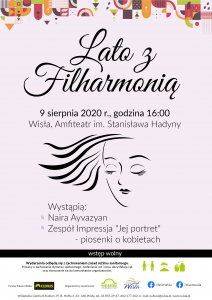 Plakat "Lato z Filharmonią"