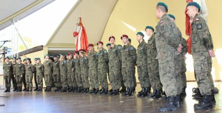 Uczniowie szkół o profilu wojskowym