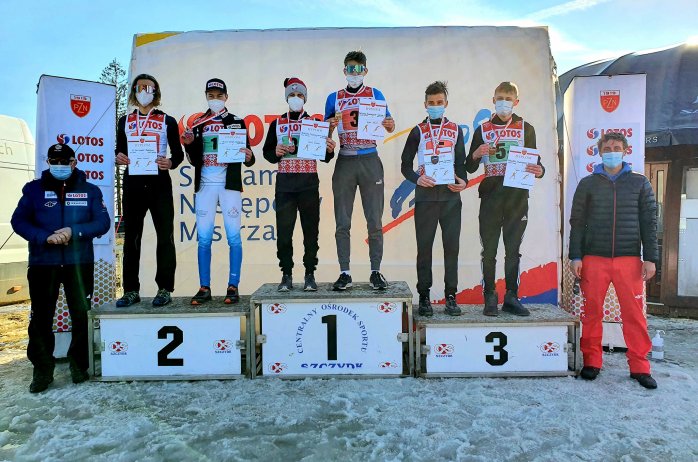 Medaliści Mistrzostw Polski Juniorów Młodszych w team sprincie w kombinacji norweskiej