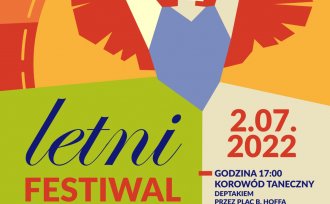 Plakat XII Letni Festiwal Tańca