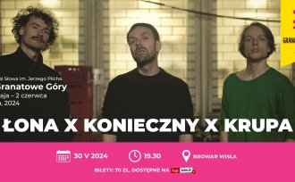 Grafika koncertu Łona, Konieczny, Krupa