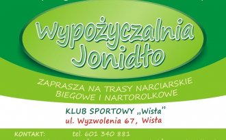 Baner wypozyczalni Jonidło
