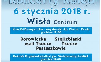 Plakat dotyczący Koncertów Kolęd