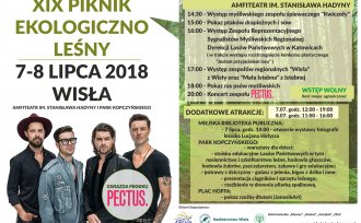 Plakat dotyczący Pikniku Leśnego