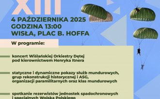 plakat piknik spadochroniarski