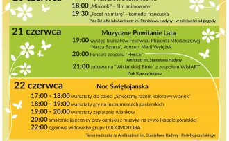 Plakat wydarzenia "Powitanie Lata"