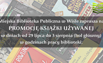 Plakat - promocja książki używanej