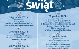 Szczegółowy program koncertów w ramach Strefy Białych Świąt