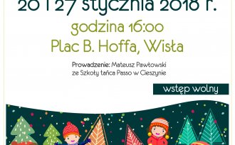 Plakat dotyczący Tańca na śniegu