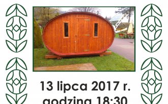 Plakat dotyczący otwarcia "Domku Basi"