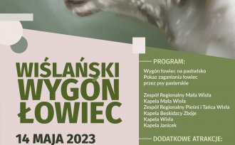 Plakat z programem "Wygón Łowiec"
