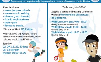 Plakat promujący zajęcia