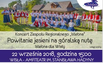 Plakat koncertu Zespołu Istebna