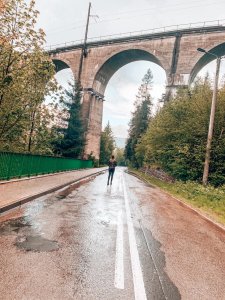 Wiadukt kolejowy w Łabajowie