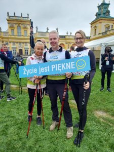 Przedstawiciele Wisły i Hotelu Gołębiewski w Wilanowie