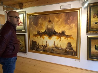 Witold Casetti w Muzeum Magicznego Realizmu