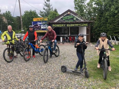 Przed wyruszeniem na wycieczkę po Wiśle