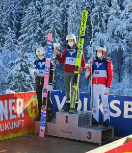 Aleksander Zniszczoł na podium