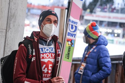 Piotr Żyła w trakcie zawodów