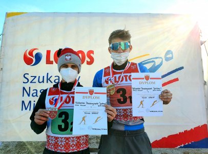 I miejsce WSS Wisła 1 Miłosz Krzempek i Jakub Wisełka