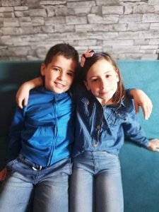 Uczniowie "na niebiesko"