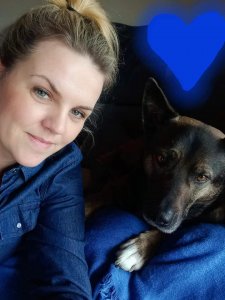 Pedagog szkolna "na niebiesko"