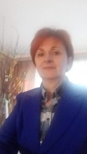 Dyrektor Katarzyna Czyż "na niebiesko"