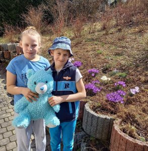 Uczniowie "na niebiesko"