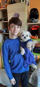 Uczniowie "na niebiesko"