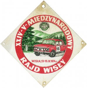 Znak Rajdu Wisły 1974