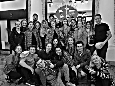 Uczestnicy projektu podczas zajęć