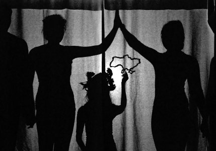 Uczestnicy projektu podczas zajęć