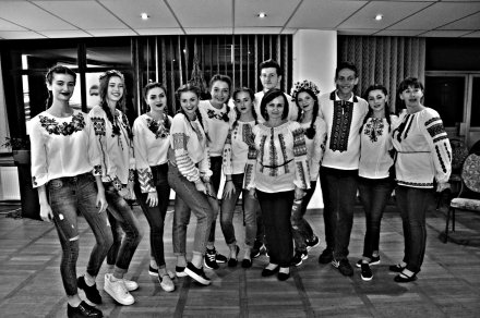 Uczestnicy projektu podczas zajęć