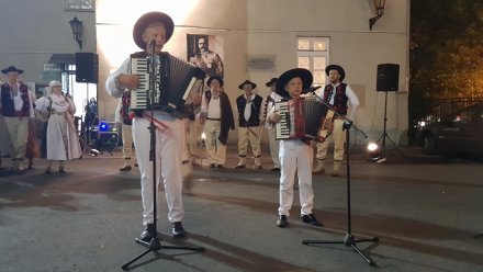 Fragment występu zespołu "Wisła Plus" w Chełmie