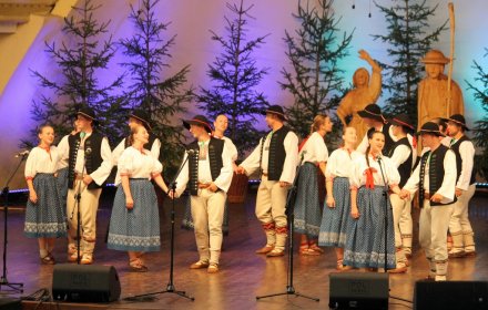 Fragment występu zespołu "Bystrzyca"