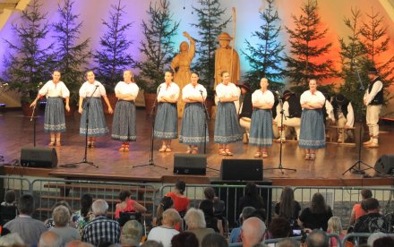 Fragment występu zespołu "Bystrzyca"