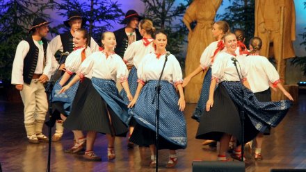 Fragment występu zespołu "Bystrzyca"