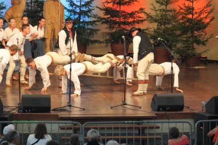 Fragment występu zespołu "Bystrzyca"