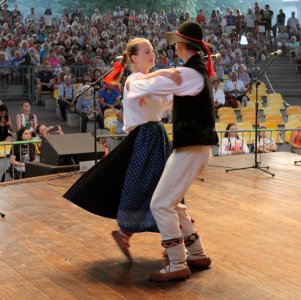 Fragment występu zespołu "Bystrzyca"