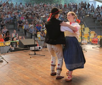 Fragment występu zespołu "Bystrzyca"