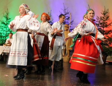 Fragment występu zespołu z Ukrainy