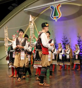 Fragment występu zespołu z Macedonii