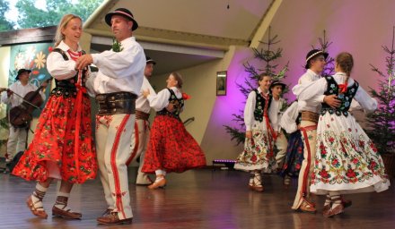 Fragment występu zespołu "Słopniczanie"