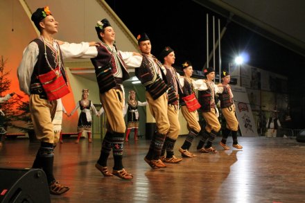 Fragment występu zespołu z Macedonii