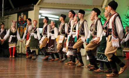 Fragment występu zespołu z Macedonii