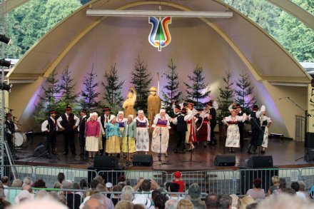 Fragment koncertu zespołu "Bojszowianie"